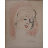 Kees VAN DONGEN Young blonde woman, 1927 Original lithograph Signed in the plate On [...]