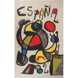 Joan MIRO España 82 (World Cup), 1982 Original lithograph Signed in pencil Numbered [...]