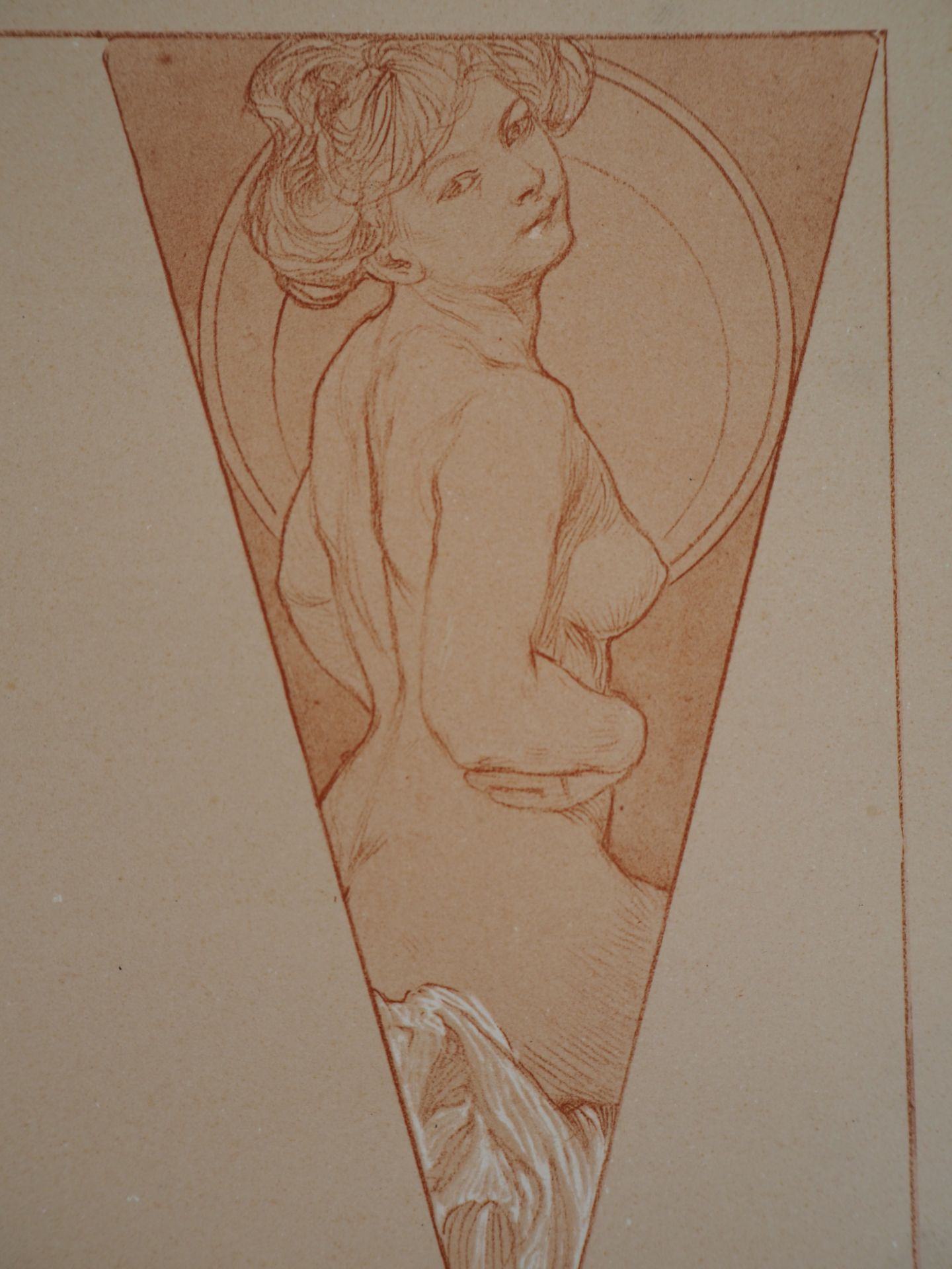 Alphonse MUCHA The Bathers, 1902 Lithograph Signed in the plate On thick paper of [...] - Bild 5 aus 7