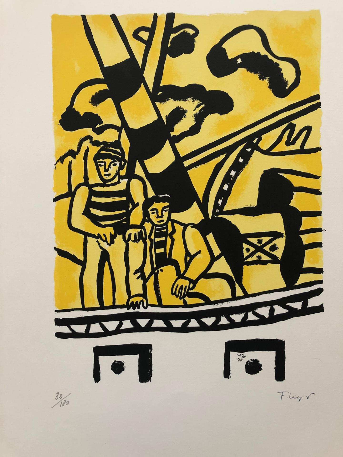 Fernand Léger - Le remorqueur jaune<