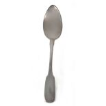 A Russian silver spoon with hallmarks from Kiev and year 1894