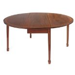 19th century Regency style mahogany extending table