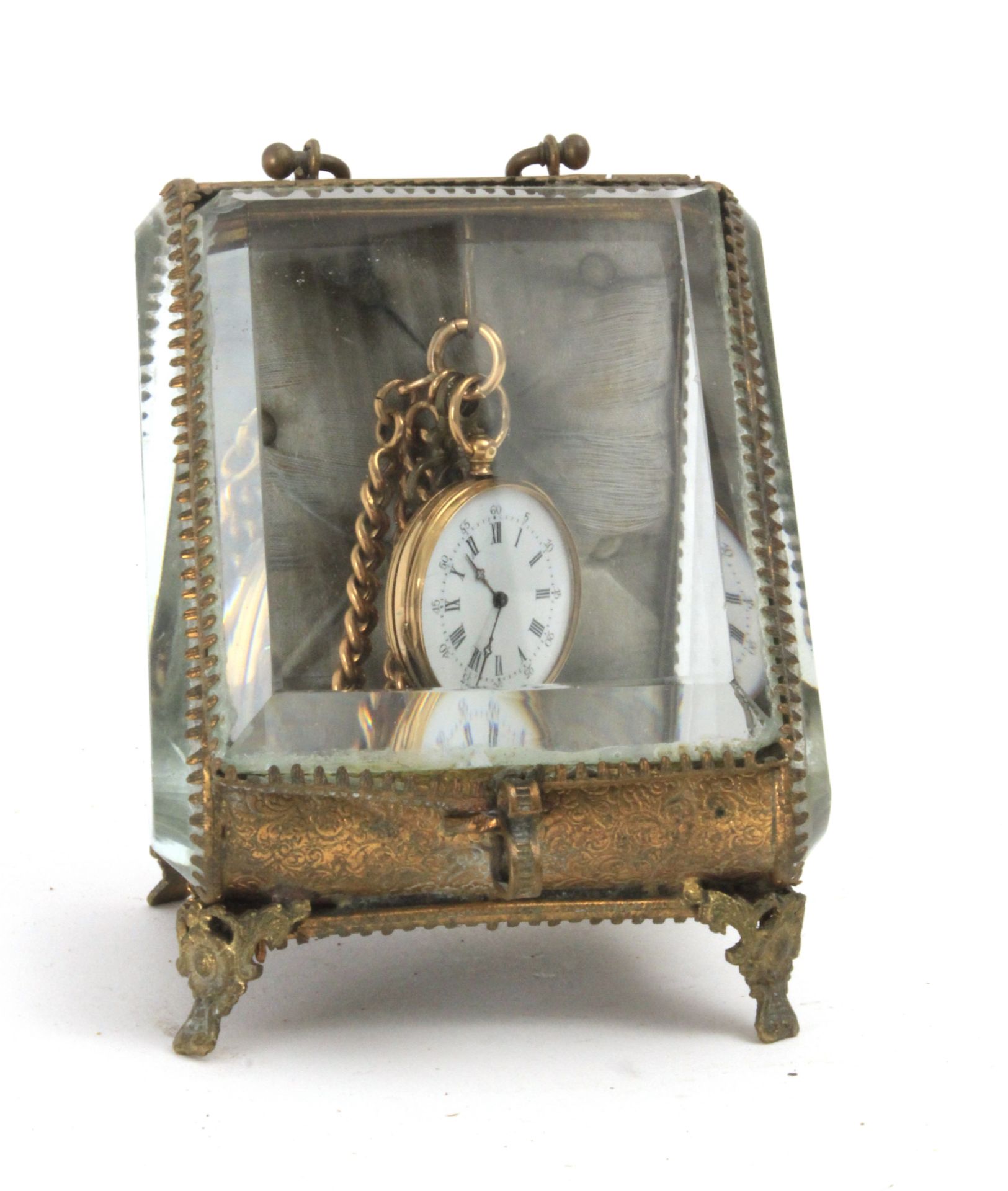 A French gold open face pocket watch circa 1838-1919