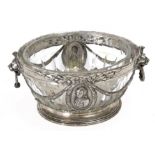 A 19th century Louis XVI style French silver centrepiece