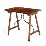 A 17th century rosewood table for a bargueño desk