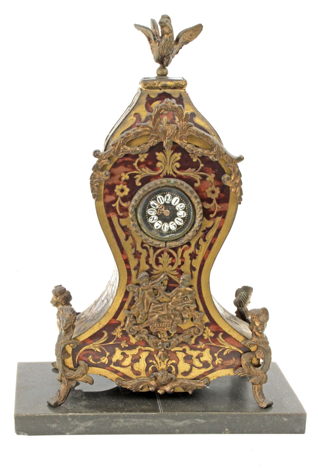 A 19th French century Louis XV style boulle marquetry pocket watch holder