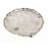 Last quarter of 18th century-first quarter of 19th century silver tray