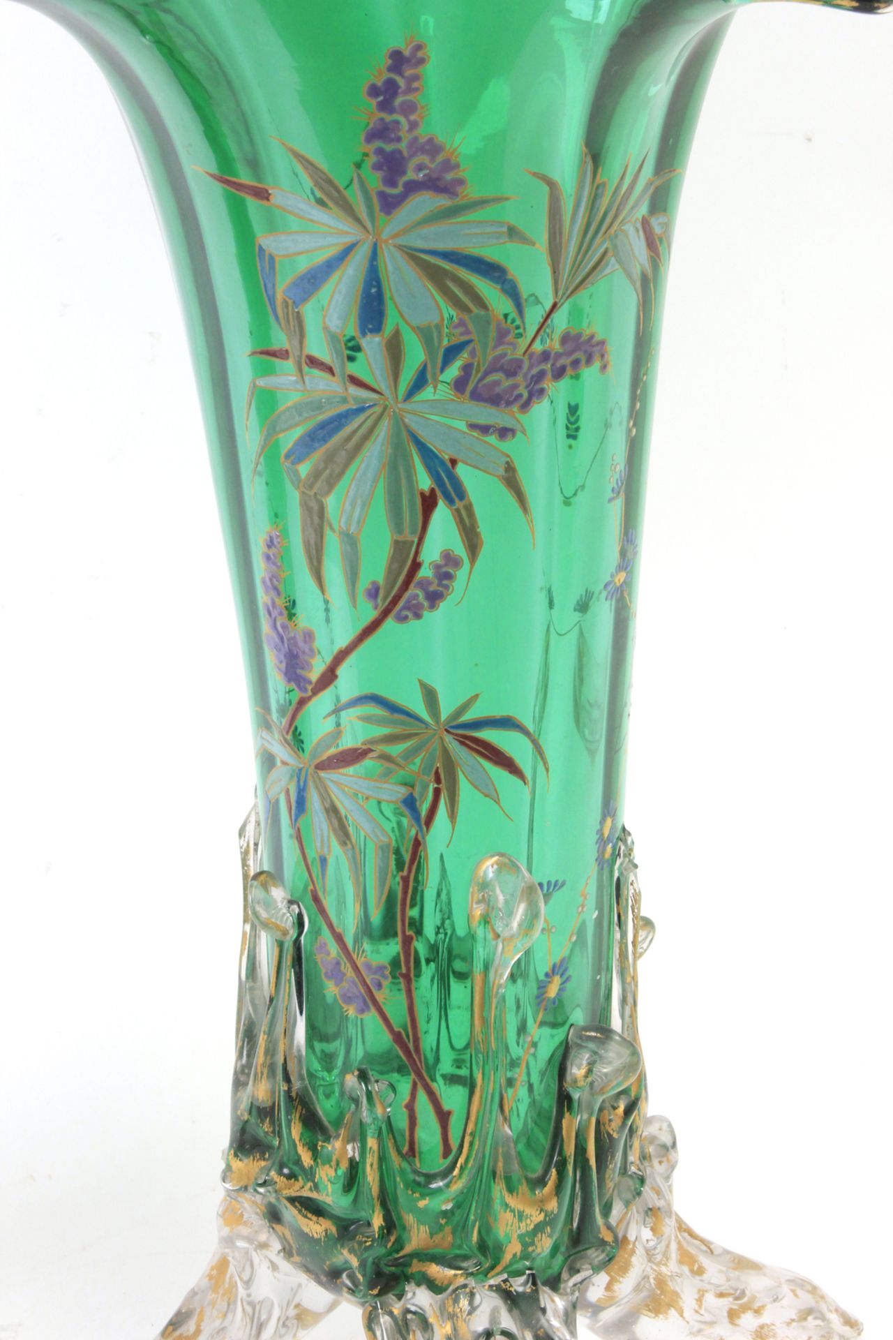 A pair of first half of 20th century Italian vases in Murano glass - Image 2 of 5