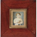 A 19th century Spanish portrait miniature