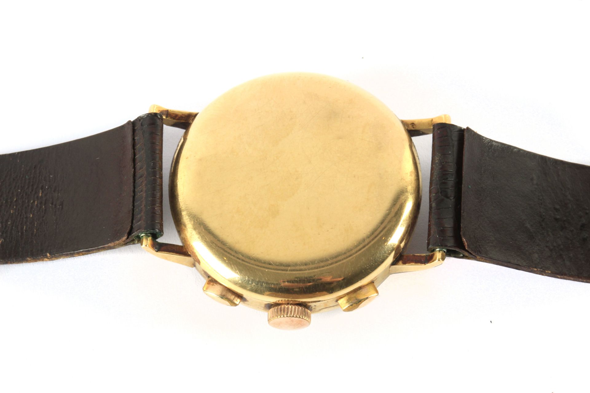 Omega 33.3. An 18k. yellow gold chronograph circa 1946 - Image 5 of 5