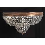 20th century Empire style nine light ceiling lamp