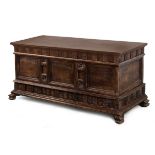 18th century walnut bride chest