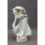 A 20th century Austrian figure of a dame in Goldscheider porcelain