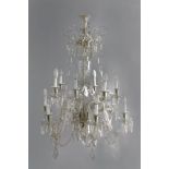 A twelve light Marie Therese chandelier