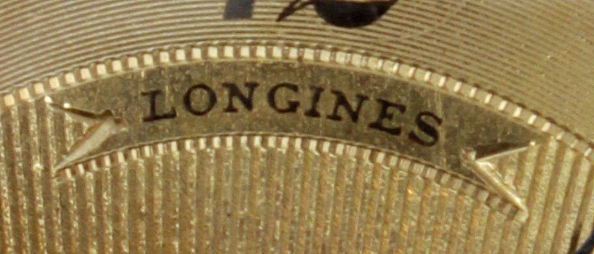 Longines. An 18k. yellow gold open face pocket watch circa 1900 - Bild 9 aus 13
