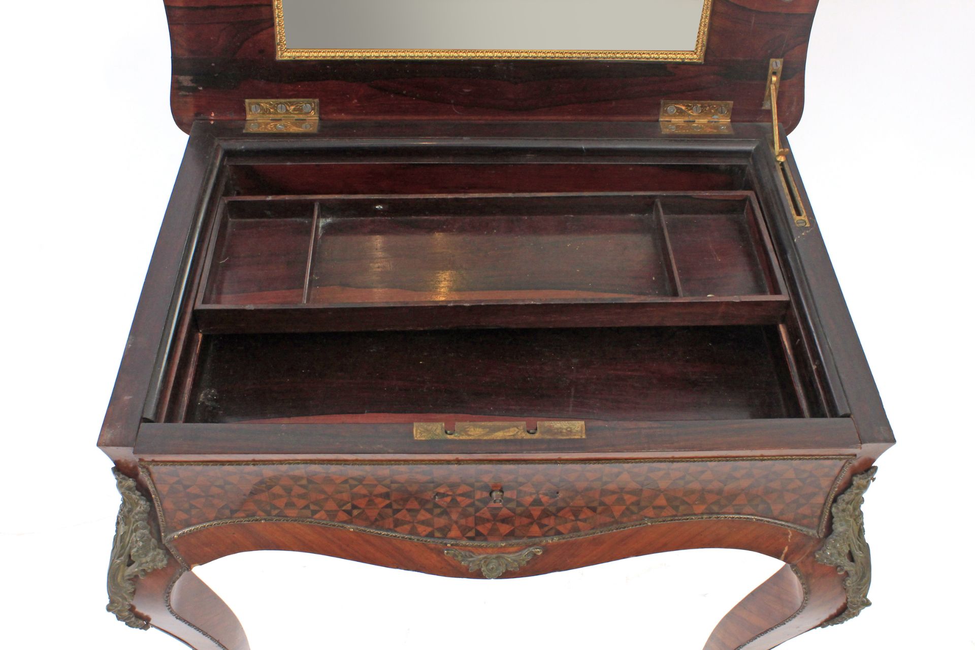 A Napoleón III style rosewood dressing table circa 1900 - Bild 3 aus 4