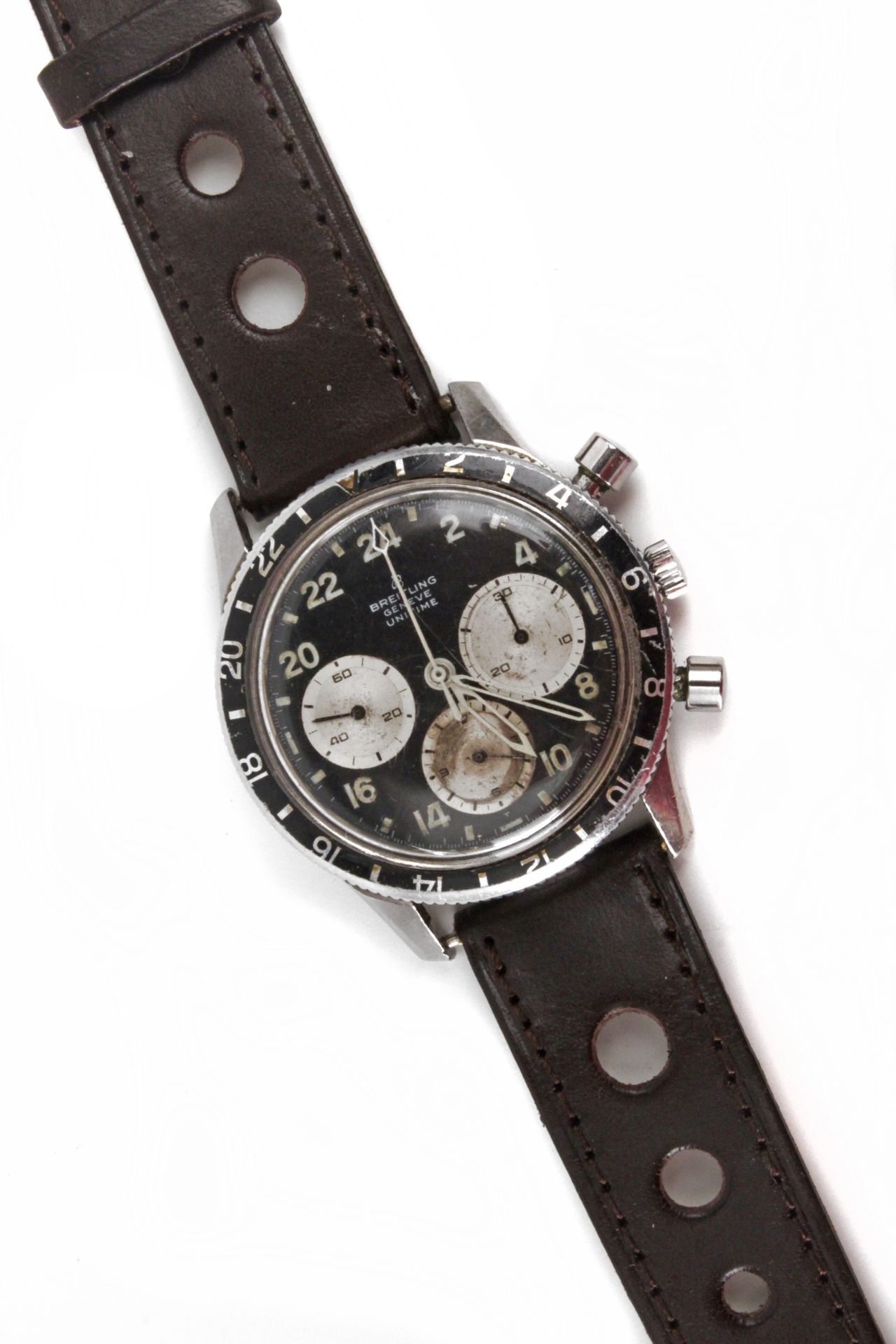 Breitling Unitime Ref. 1765 chronograph circa 1969 - Bild 2 aus 4