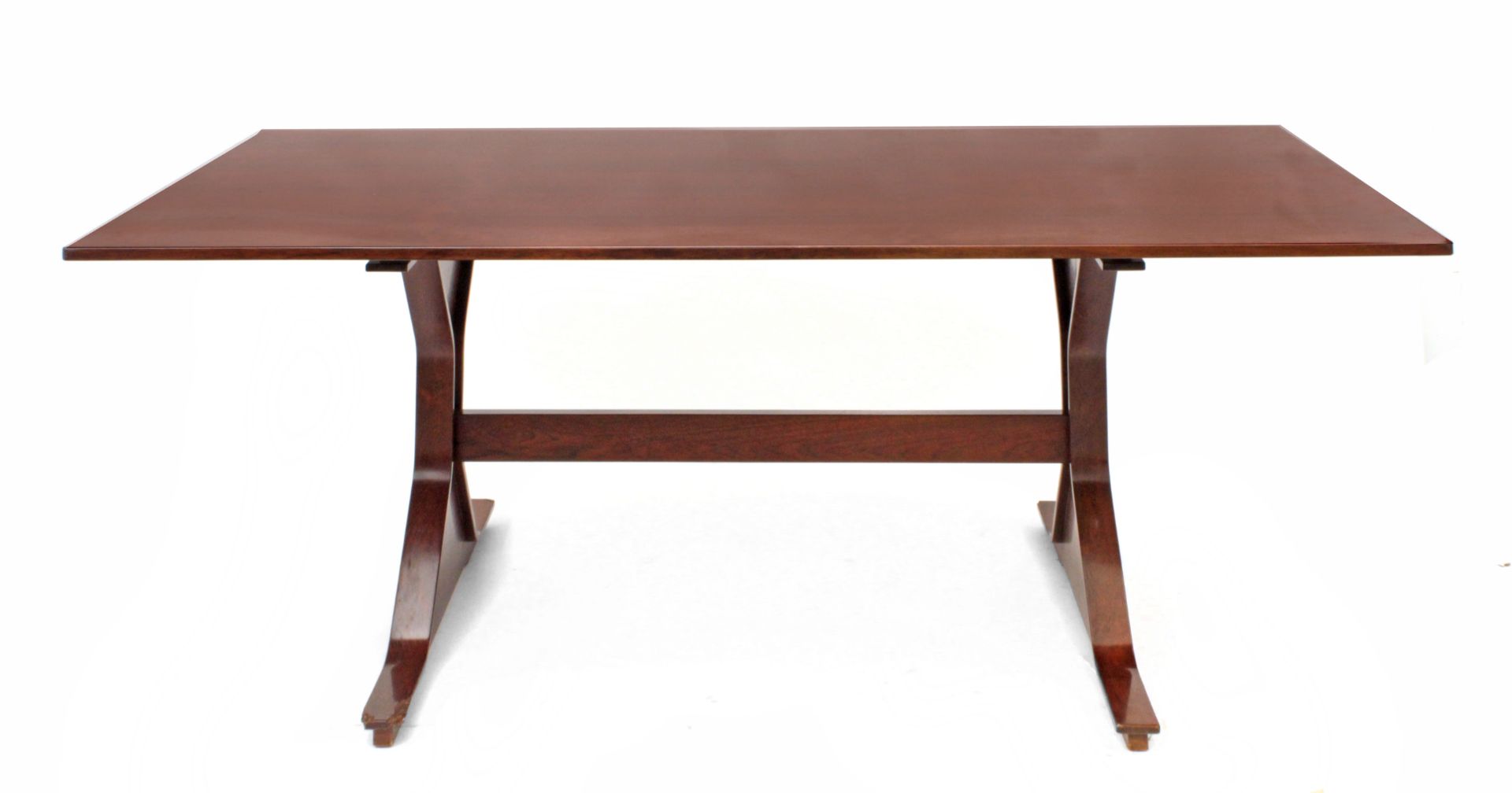 Gianfranco Frattini for Bernini circa 1960-1969. A rosewood centre table - Bild 2 aus 3