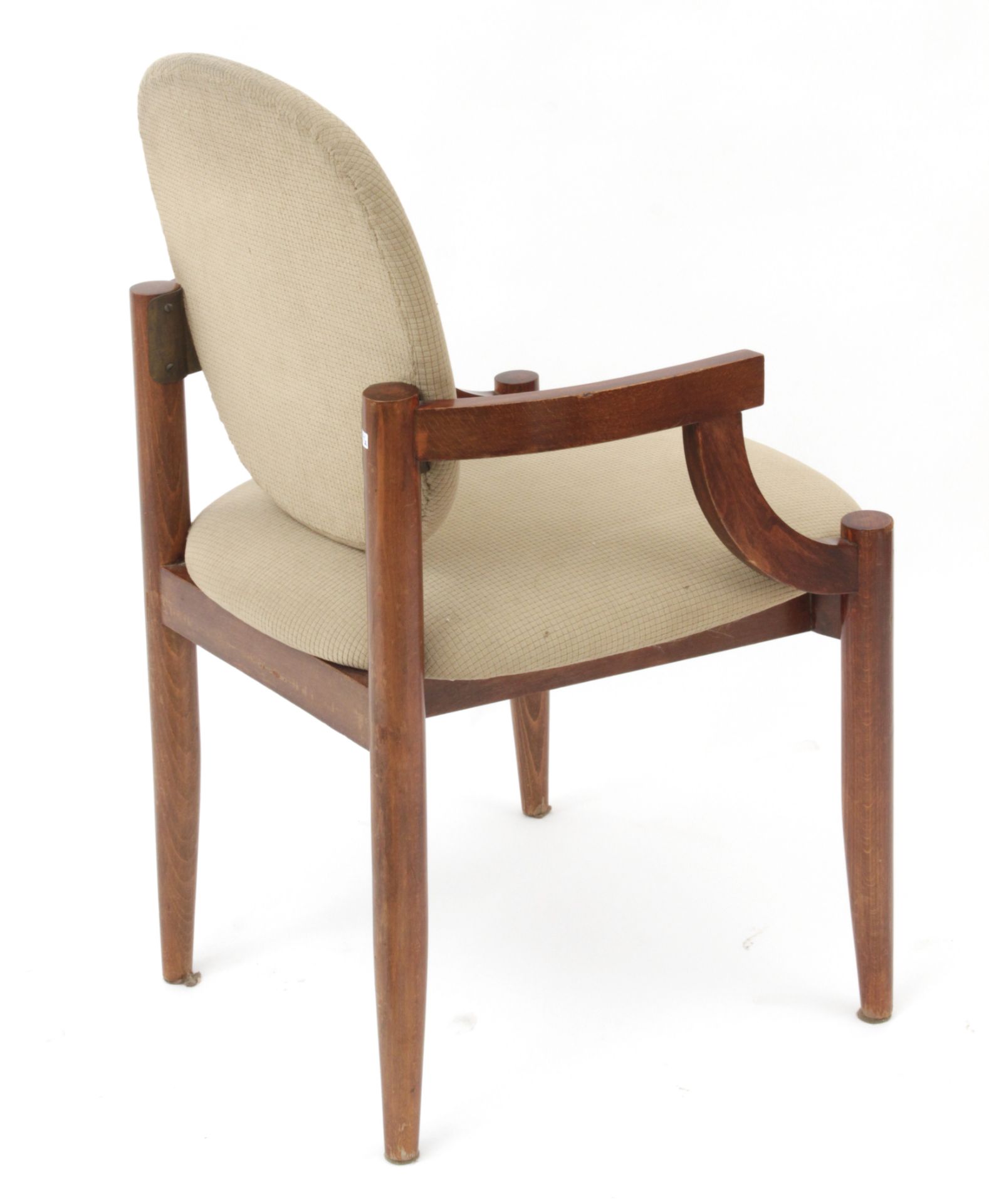 Alfons Milà and Frederic Correa for Gres S.A. circa 1960-1969. Ten chairs model "Reno" in ukola wood - Bild 4 aus 6