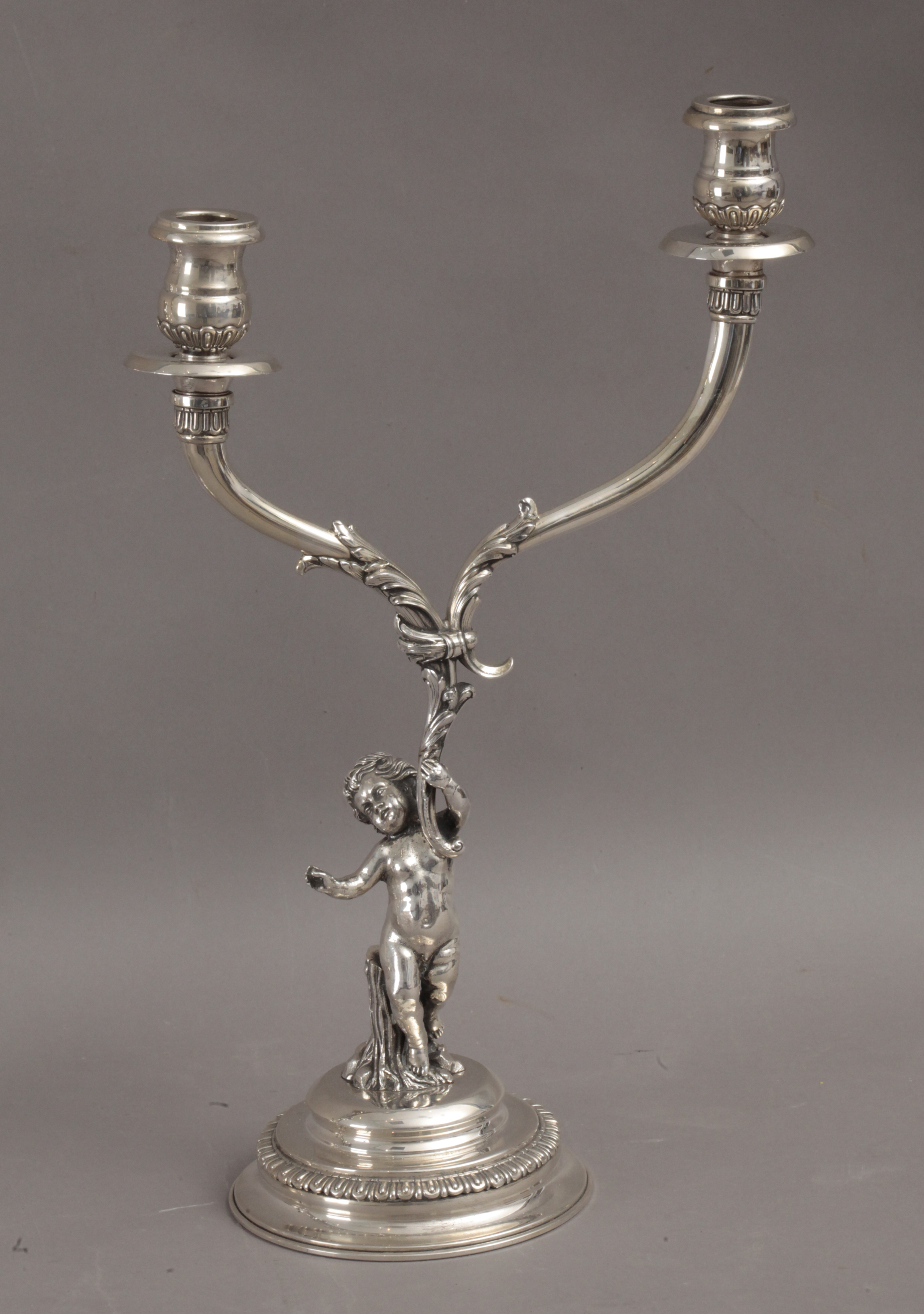 Masriera y Carreras. A pair of 20th century silver candelabras - Image 3 of 5