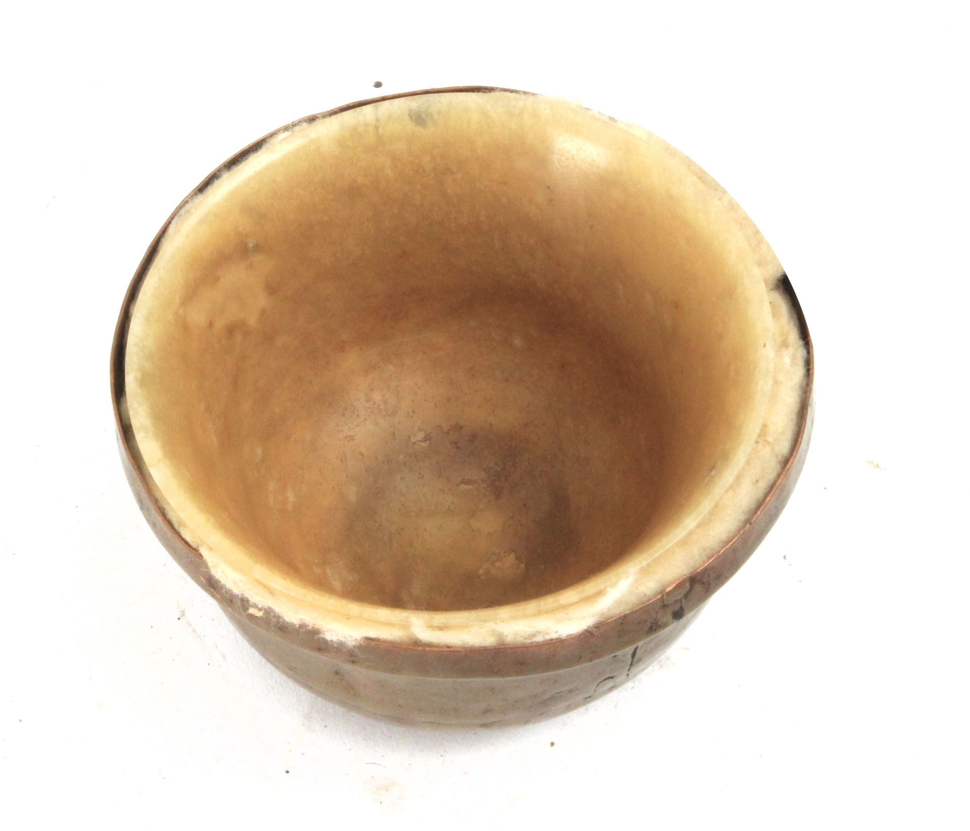 18th-19th centuries Tibetan jade bowl with its original case - Bild 2 aus 4