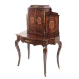 A Louis XV style rosewood dressing table circa 1900