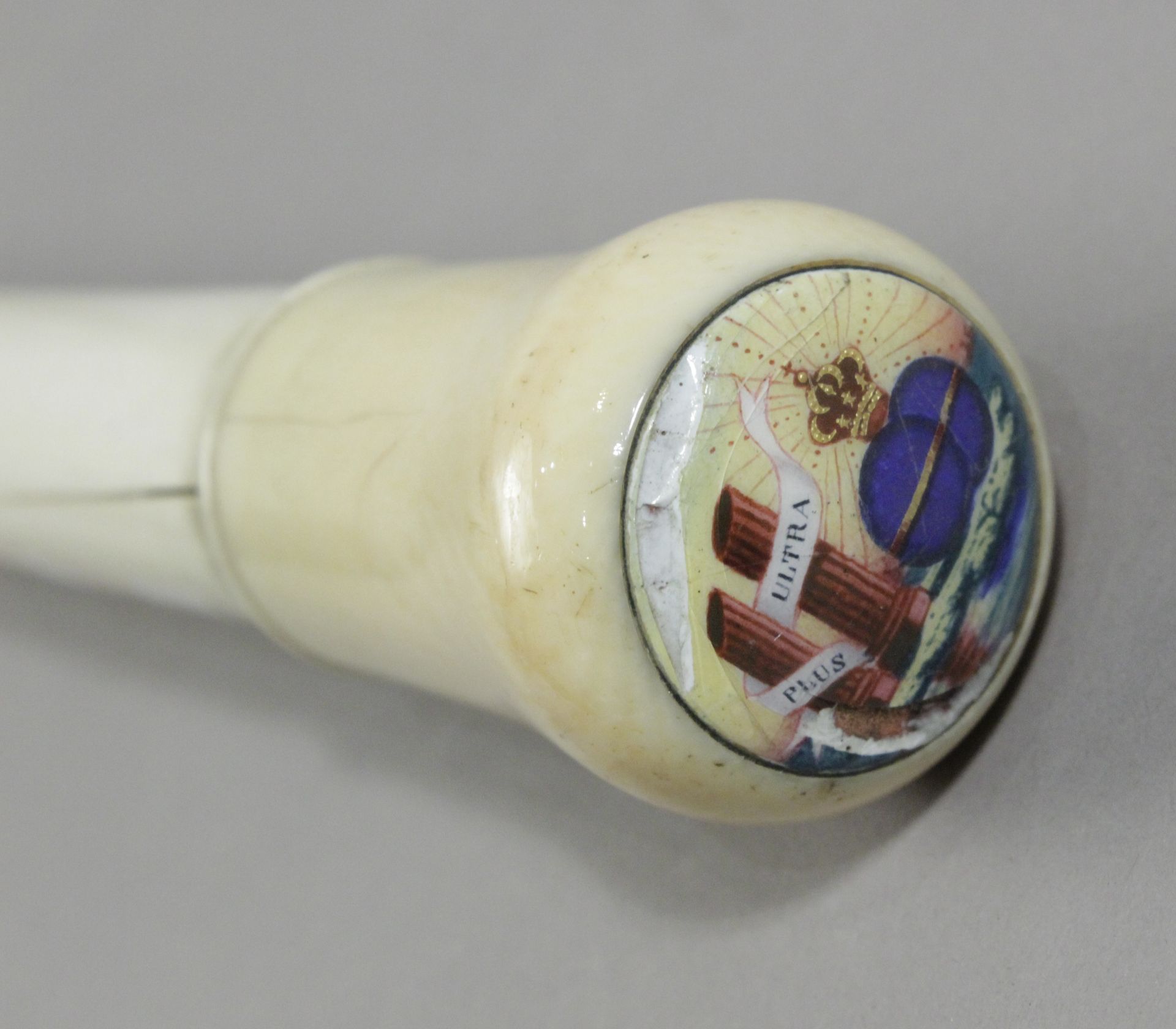 A 19th century English ivory walking cane - Bild 2 aus 2