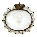 A 17th century Spanish silver reliquary pendant