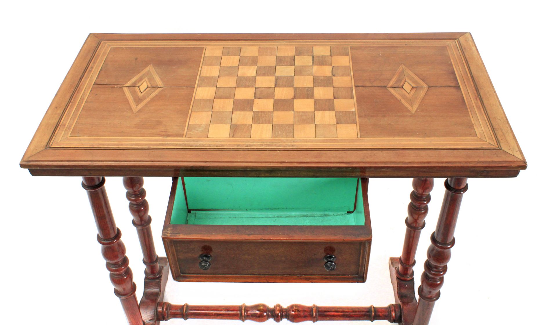 A 19th century mahogany Spanish game table - Image 3 of 3