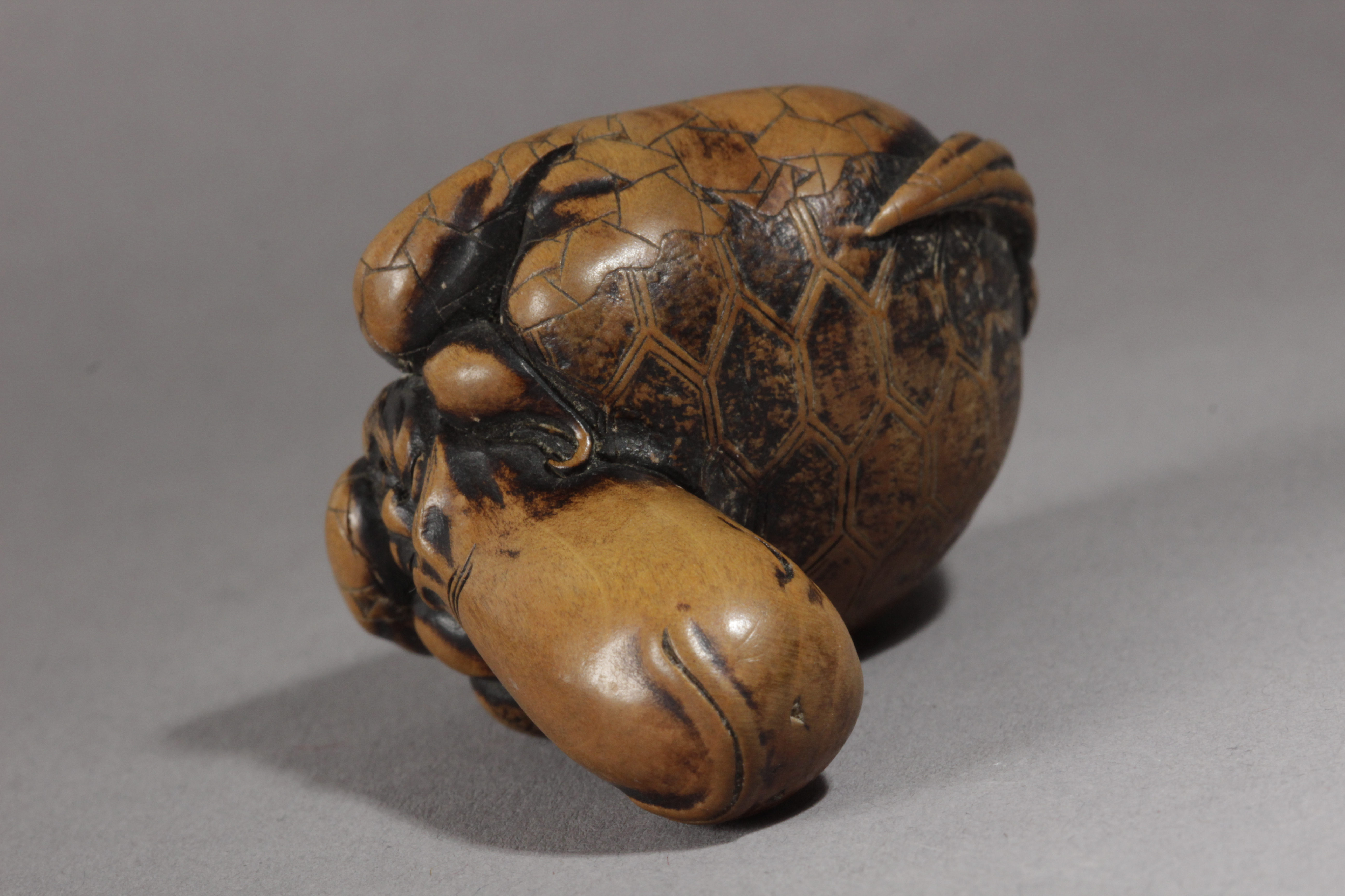 An early 19th century Japanese netsuke from Meiji period - Image 3 of 4