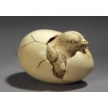 A late 19th century Japanese netsuke from Meiji period