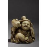 A late 19th century Japanese netsuke from Meiji period