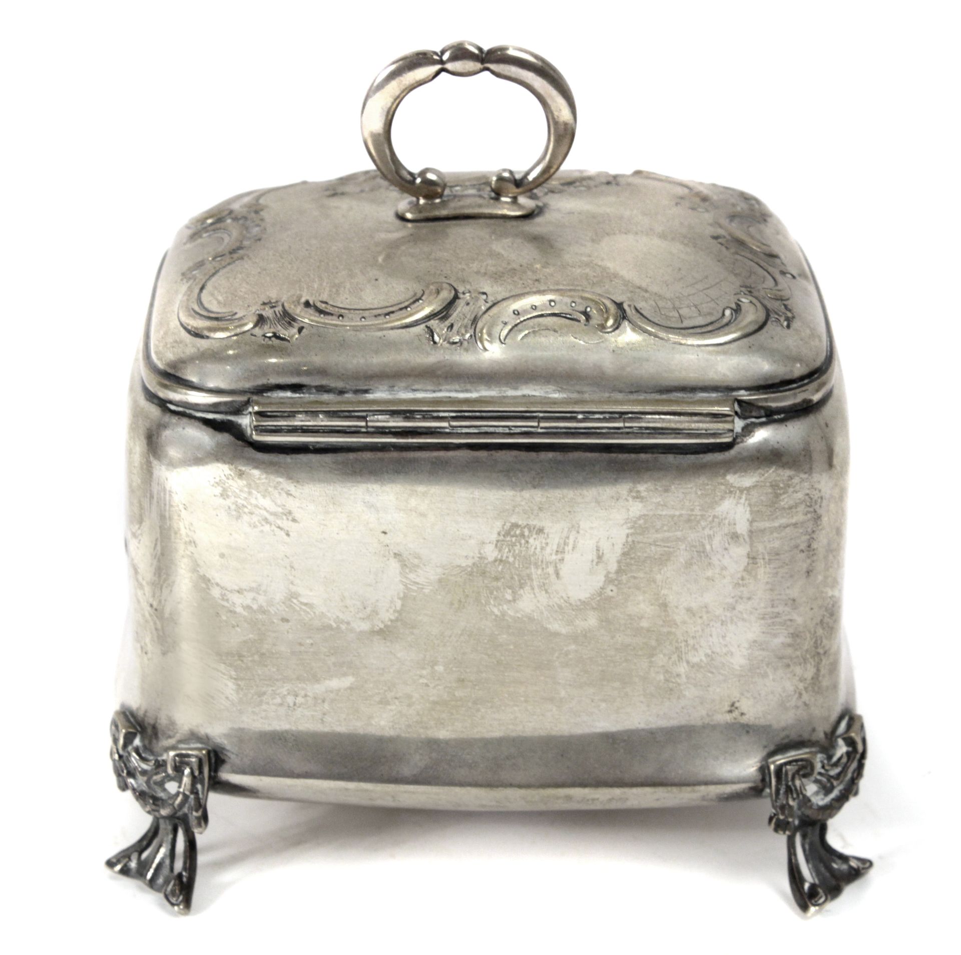 A 19th century Italian silver jewellery box - Image 4 of 7