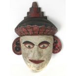 A mask, possibly Indonesia 19th century