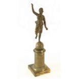 A 19th century grand tour bronze sculpture