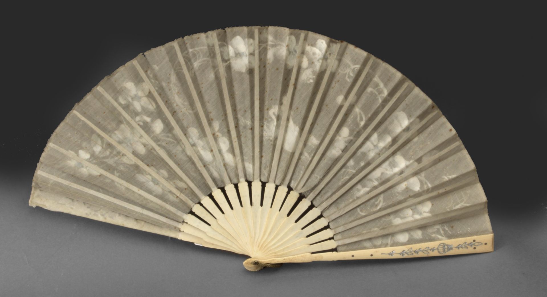 A pair of Art Nouveau fans circa 1900