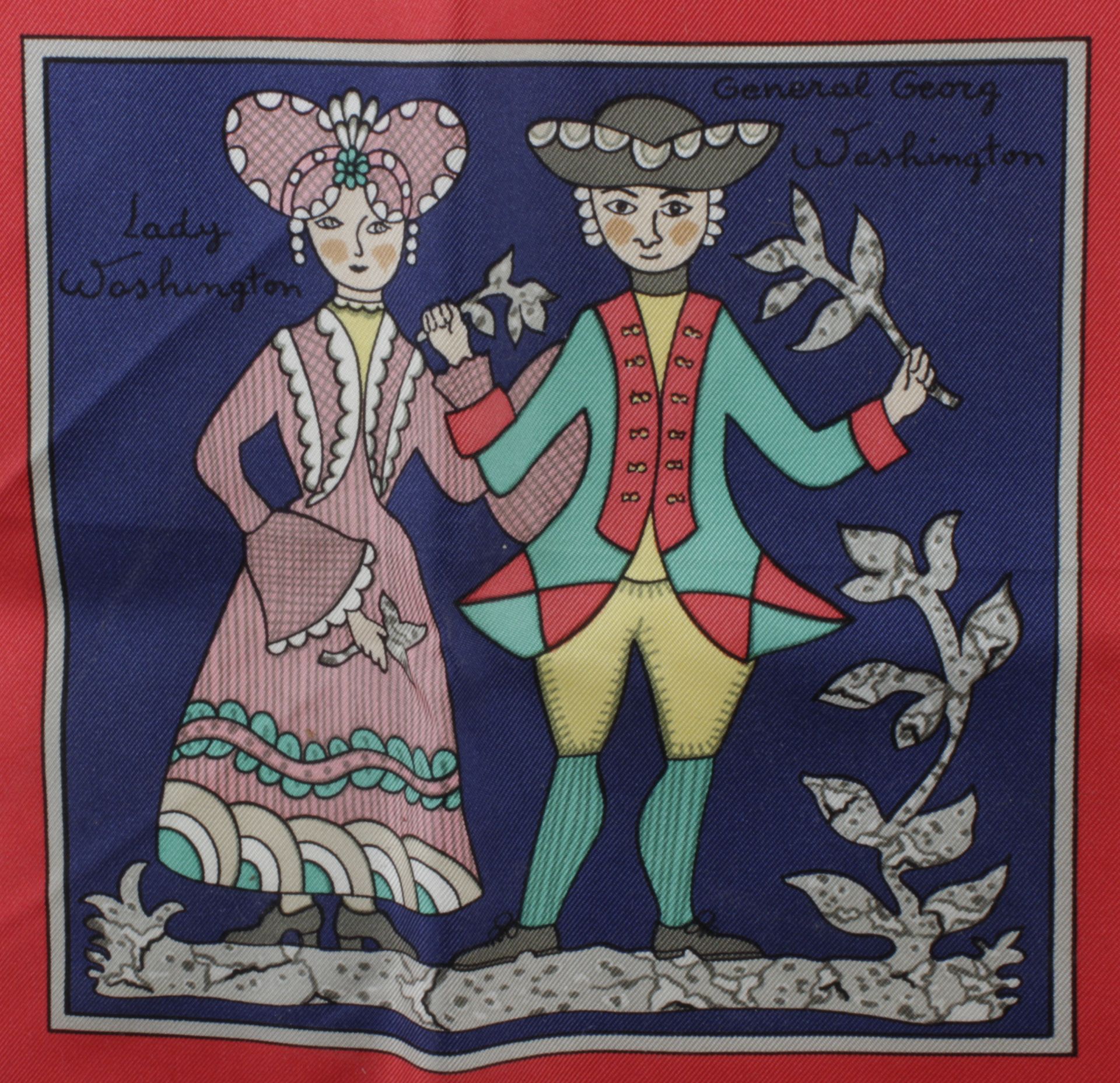 Hermès "Early America" Washington scarf - Bild 3 aus 7