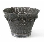 A 19th century Indo-Portuguese silver filigree basket