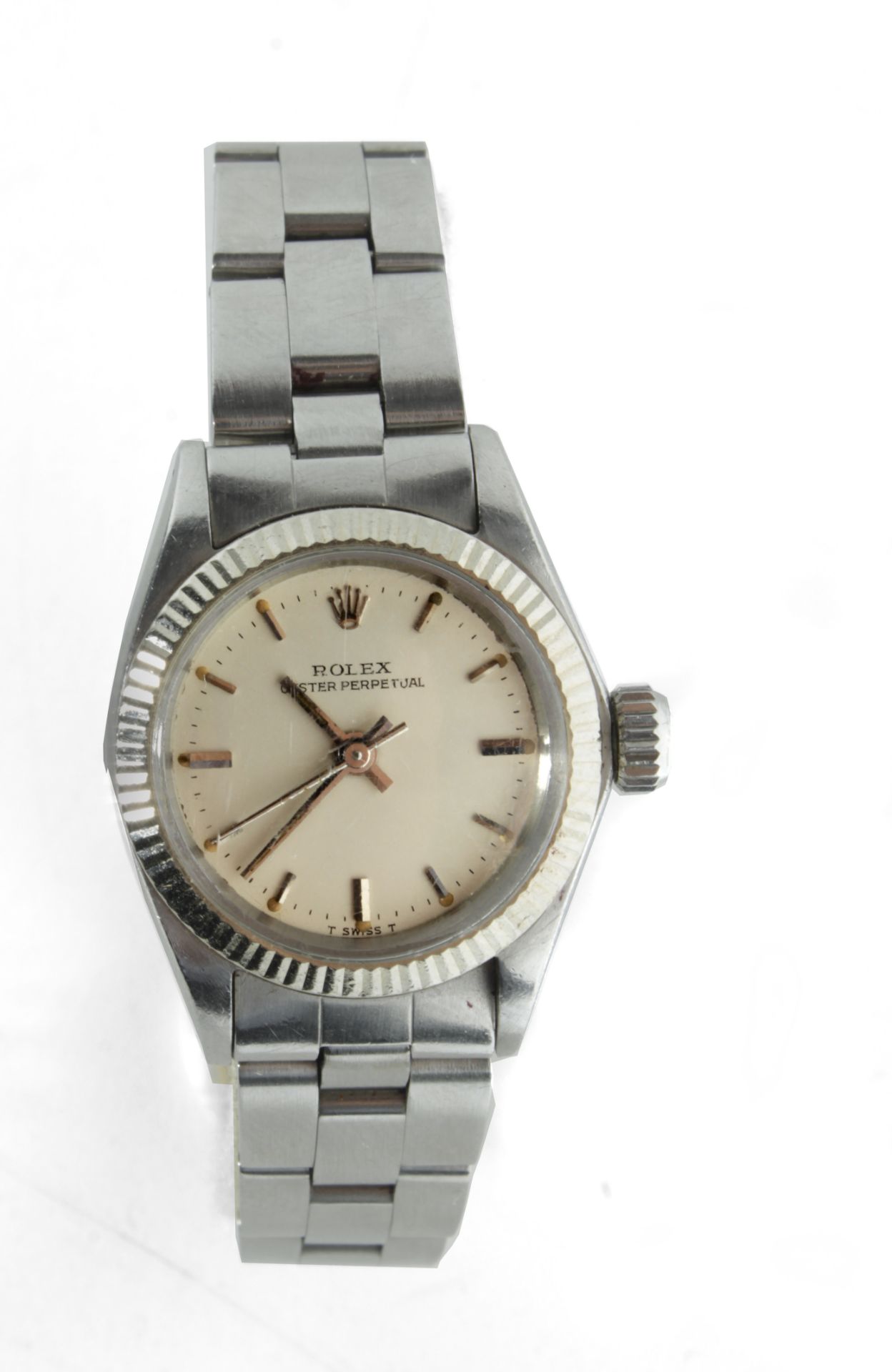 Rolex. Oyster Perpetual. Steel ladies watch