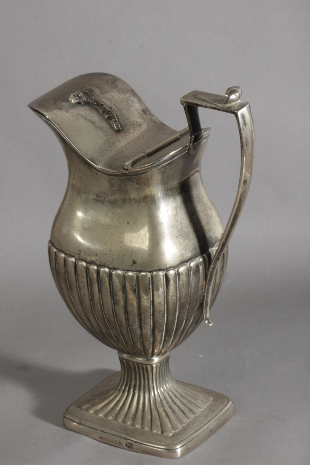 An 18th century Portuguese silver pitcher