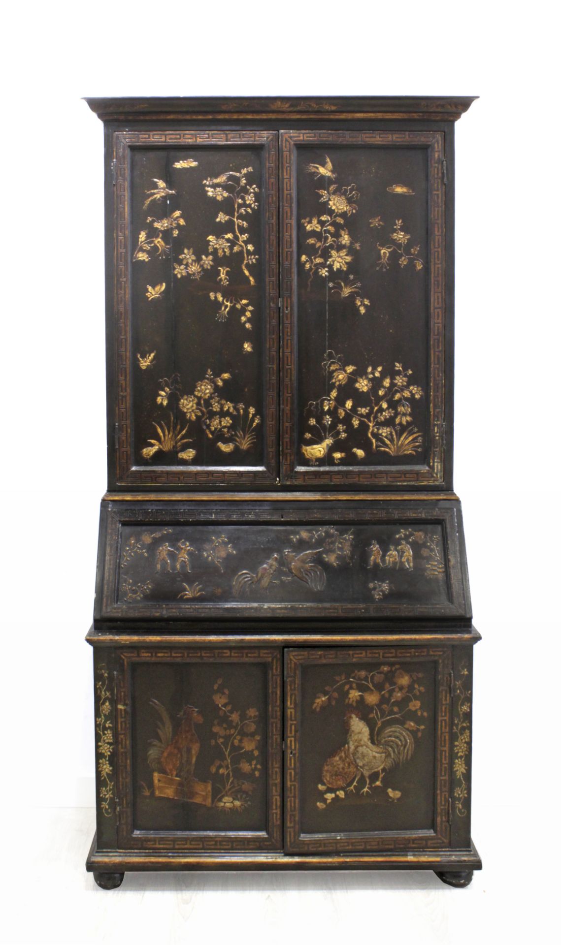 Pierre Lotier. Bureau bookcase cabinet - Image 3 of 4