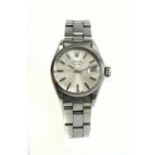 Rolex. Oyster Perpetual Date. Steel ladies watch