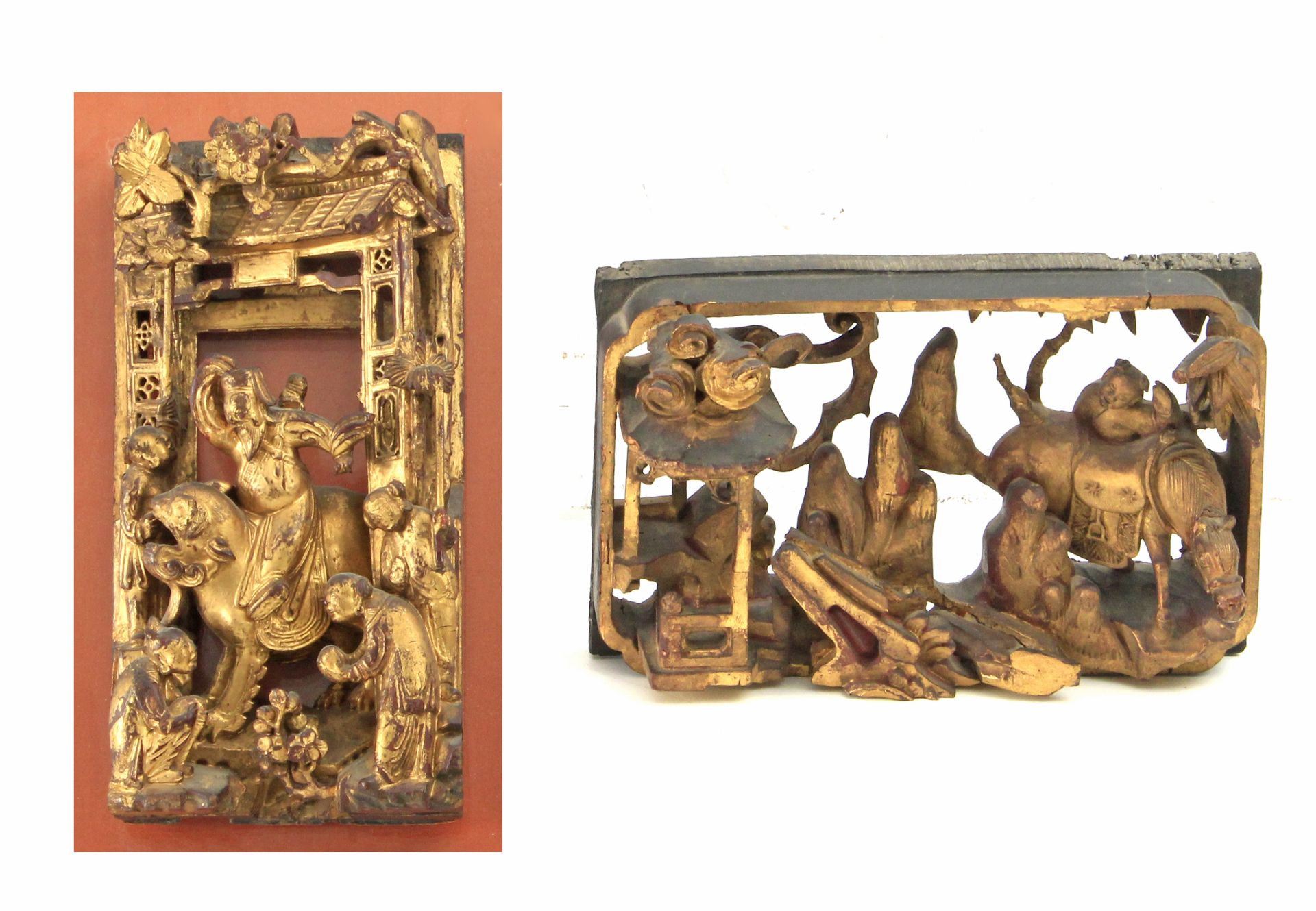 A late 19th century Chinese carvings from Meiji period
