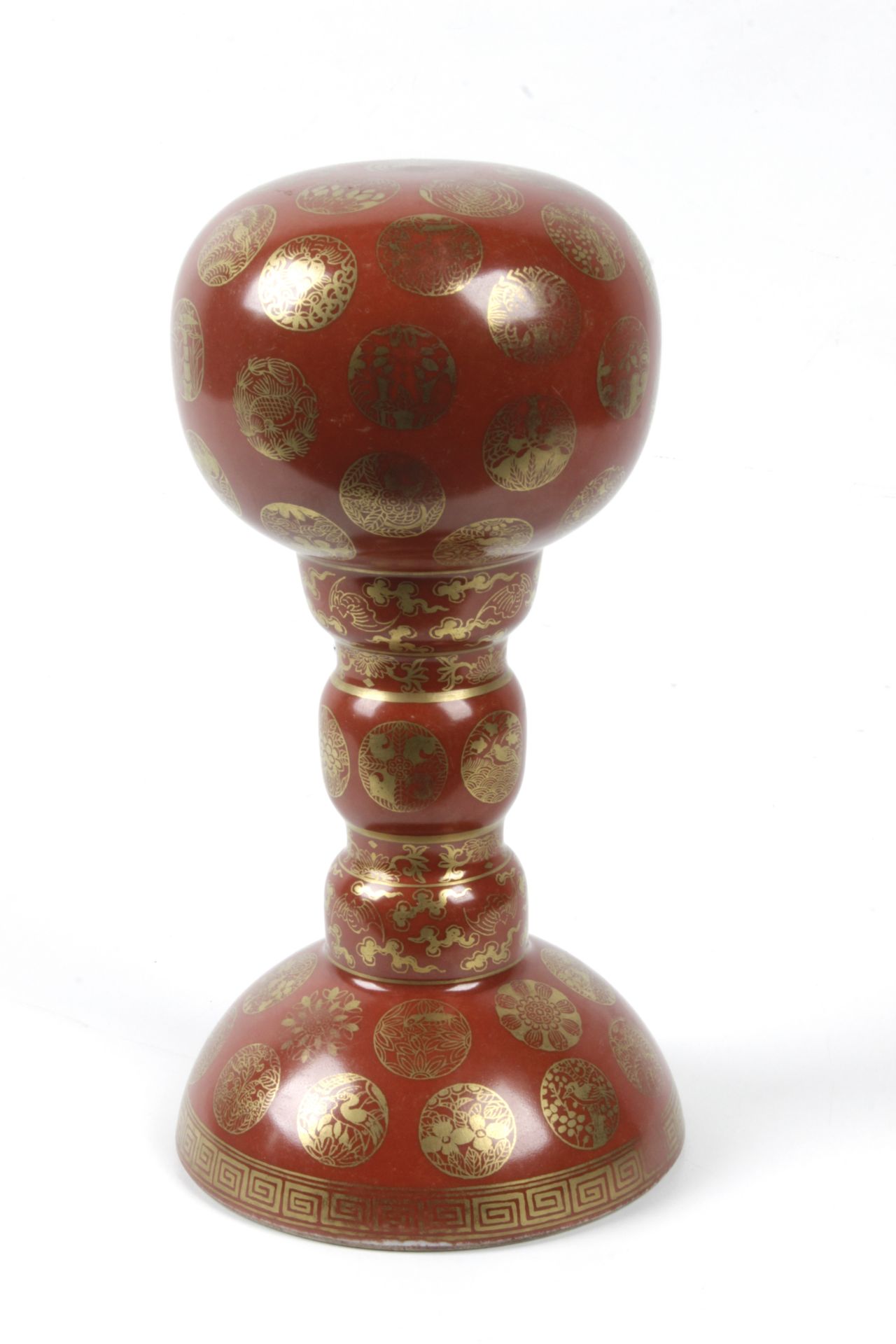 A 20th century Chinese porcelain wig stand - Bild 2 aus 5