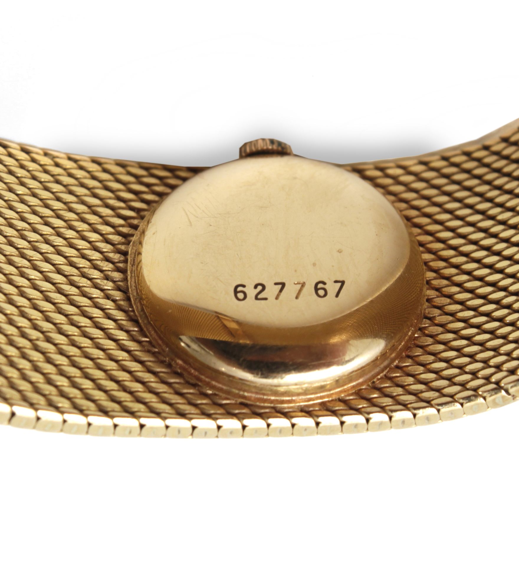 Zenith A diamond and 18 k. yellow gold ladies watch - Image 4 of 4
