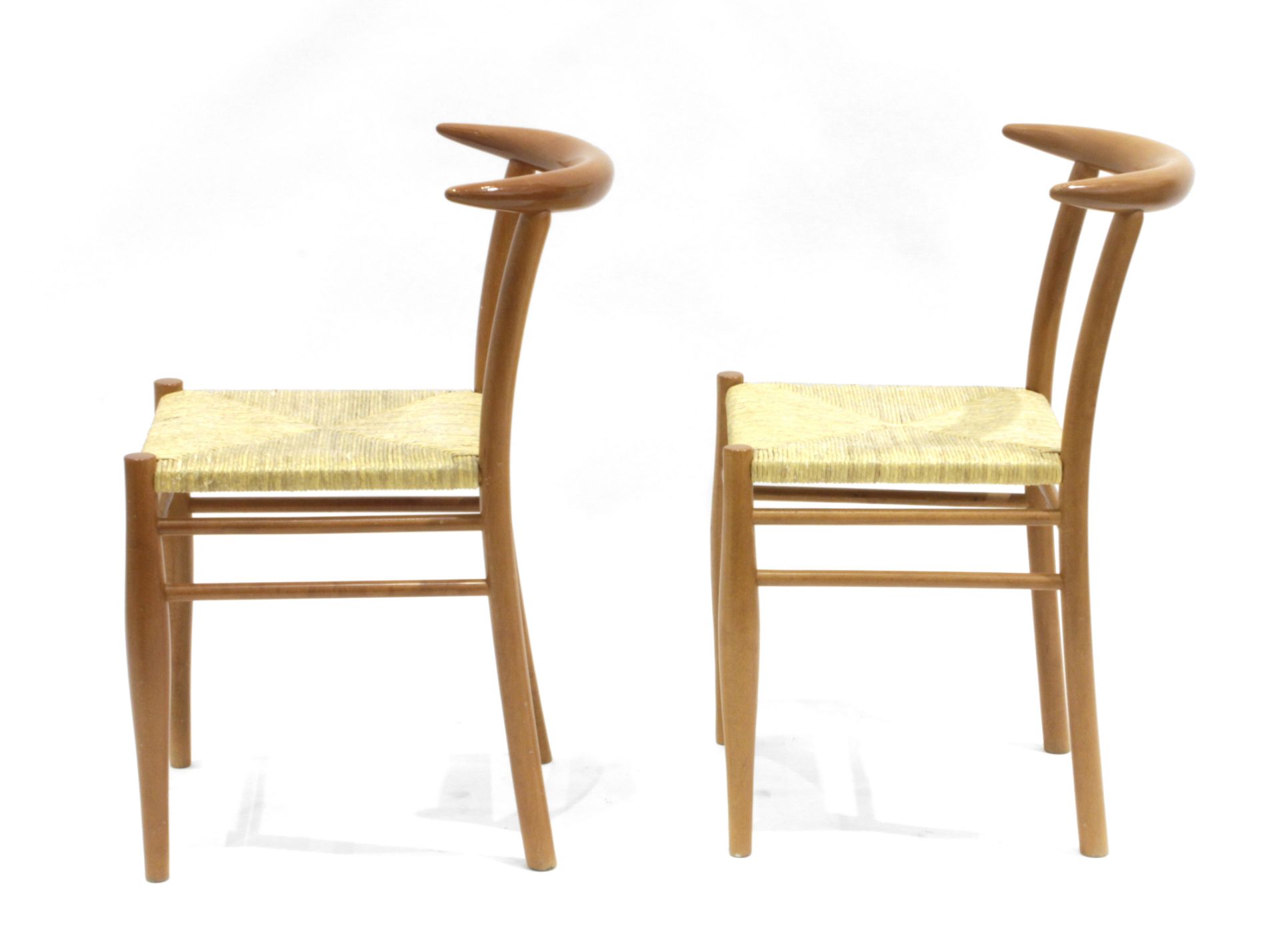 Philippe Starck for Driade circa 1980-1989. A set of eight "Bullhorn Aleph" chairs - Bild 3 aus 5