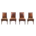 Four Empire style chairs circa 1900