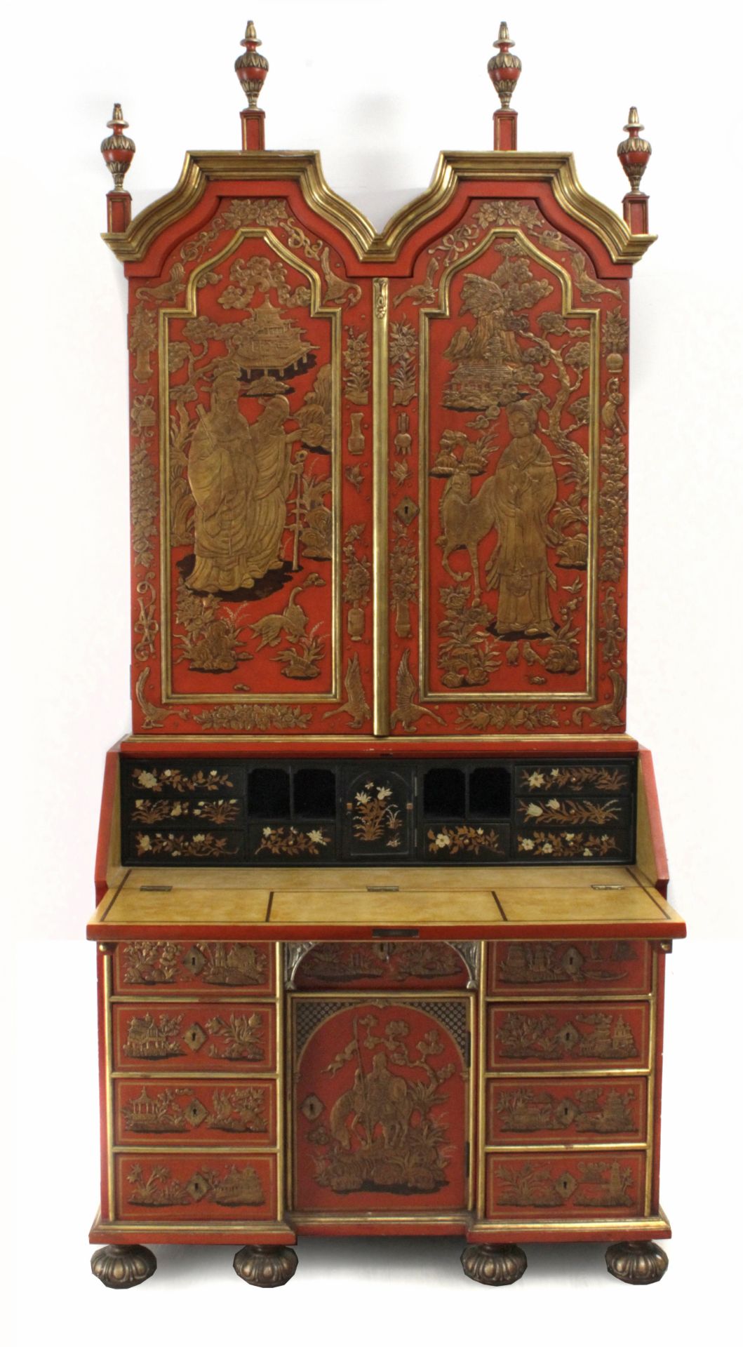 A second half of 20th century Chinese style bureau bookcase cabinet - Bild 4 aus 4