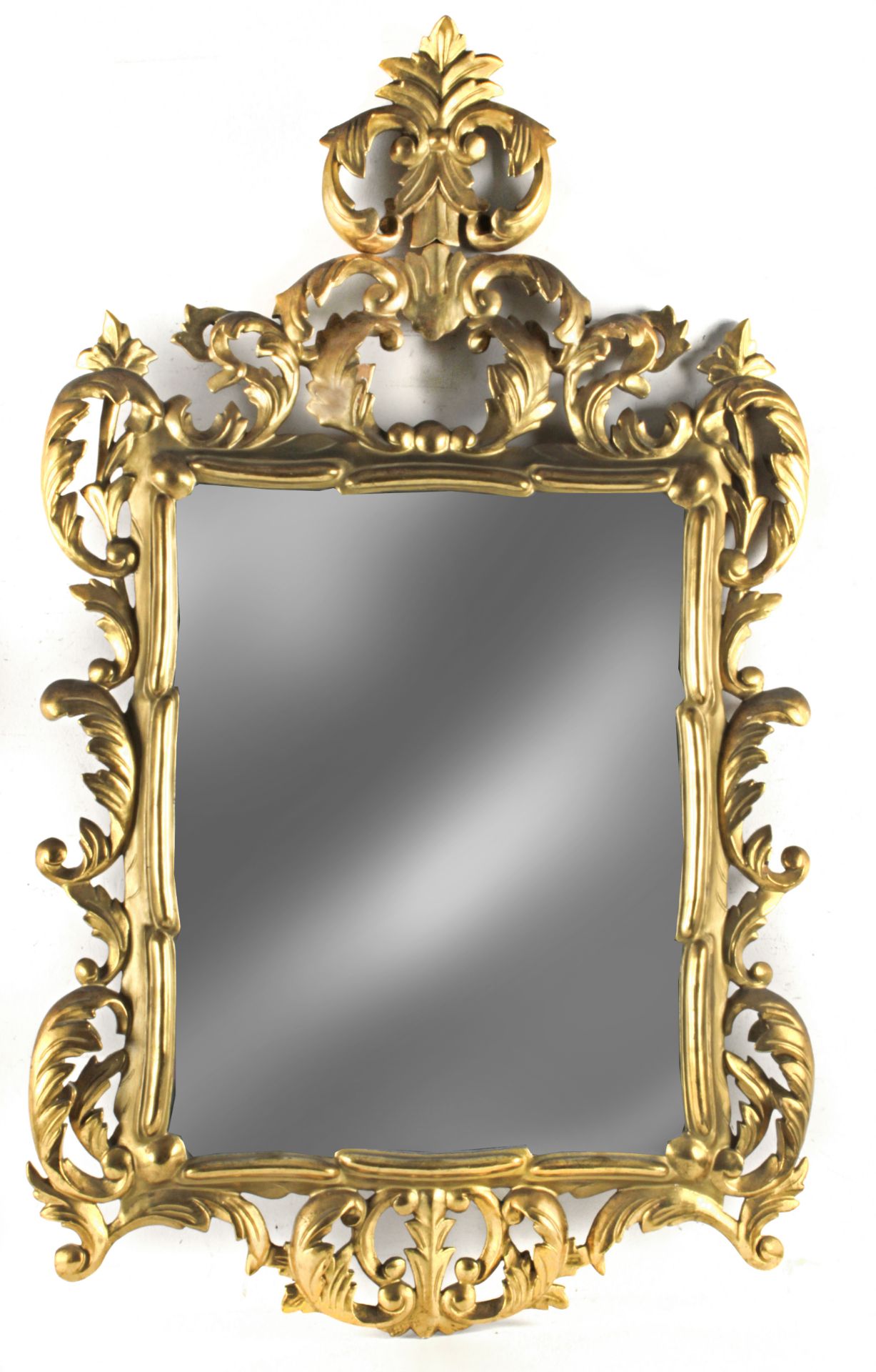 A late 19th century Louis XV style mirror cornucopia