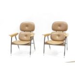 Marco Zanuso attrib. for Poltronova. A pair of armchairs circa 1970